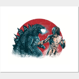 Kaiju vs Titan Posters and Art